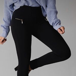 Black Jeans Zipper NOT DISTRESSED pixie lengt ankle jeans